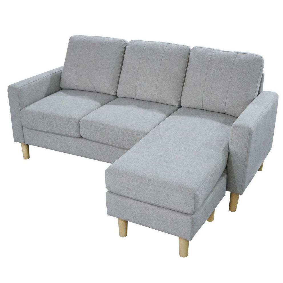 Pad Compact Sofa with Reversible Chaise