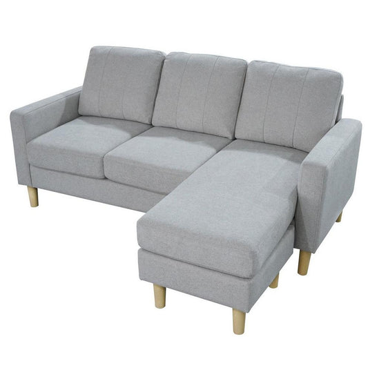 Pad Compact Sofa with Reversible Chaise