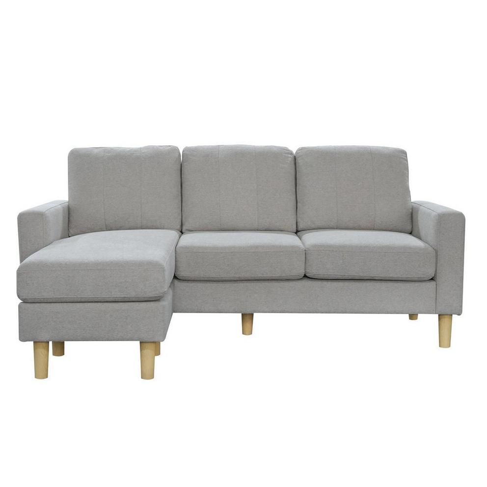 Pad Compact Sofa with Reversible Chaise