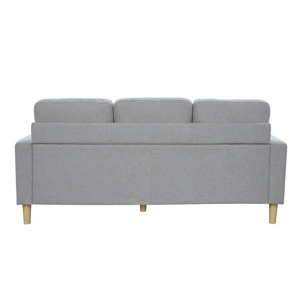 Pad Compact Sofa with Reversible Chaise