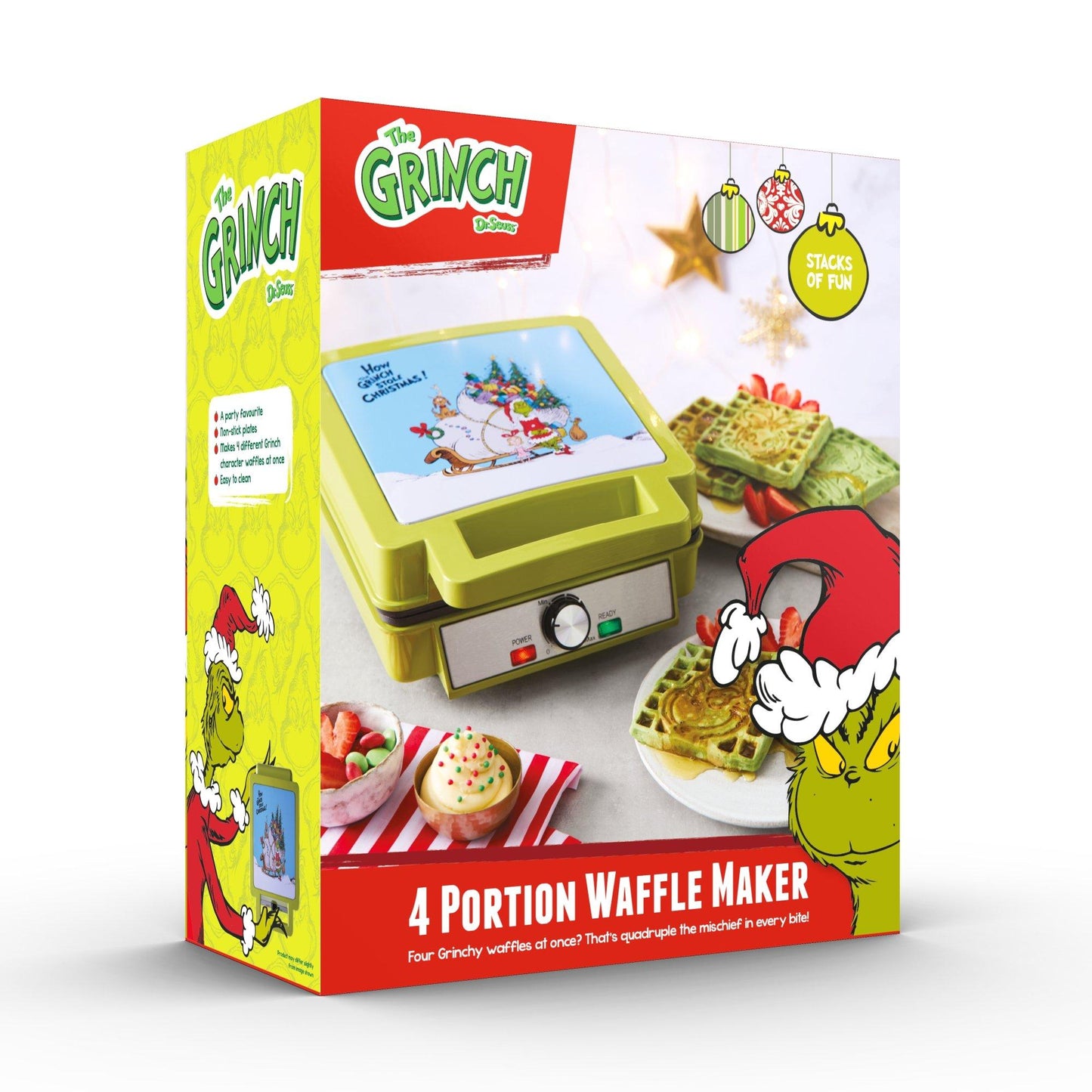 The Grinch™ 4-Portion Waffle Maker