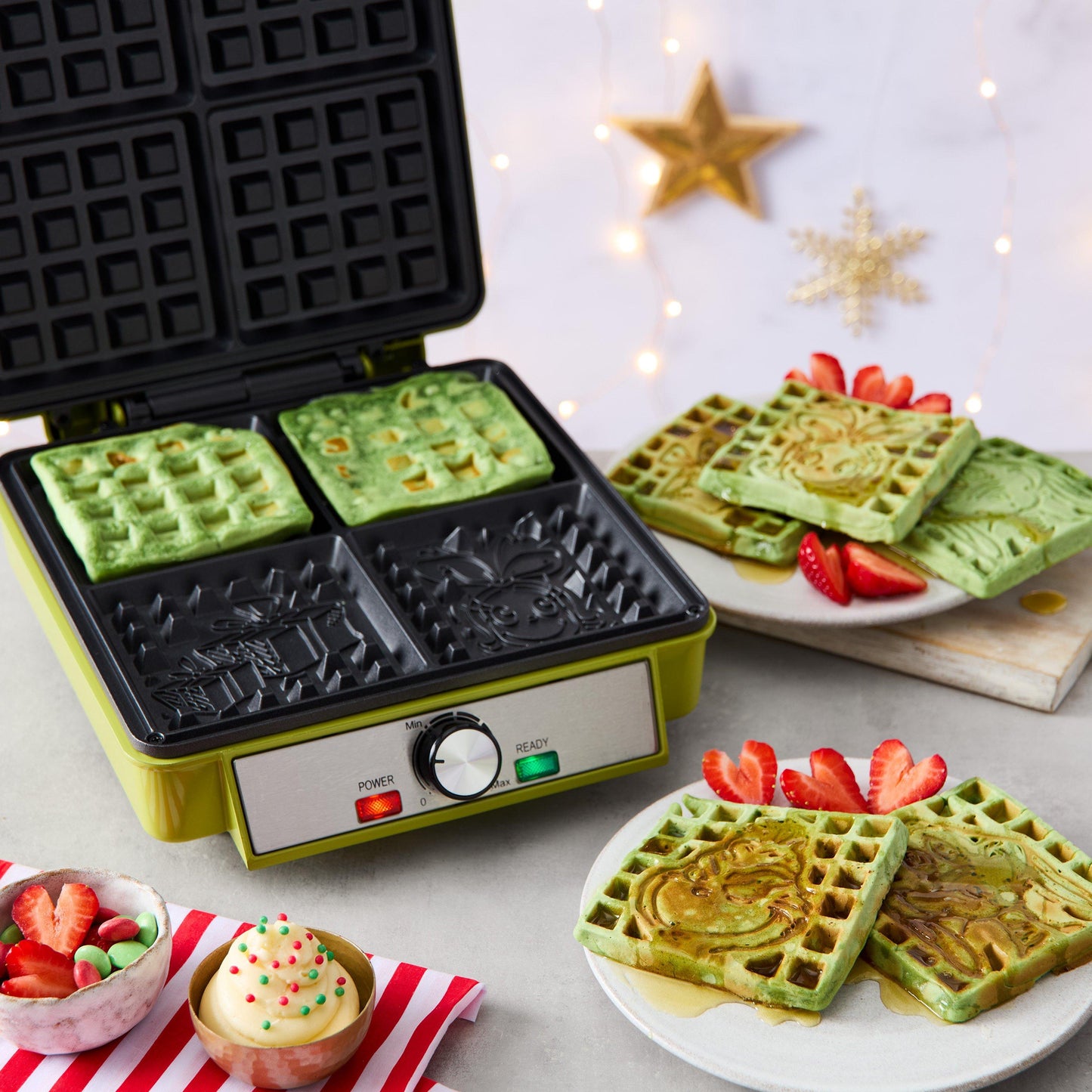 The Grinch™ 4-Portion Waffle Maker