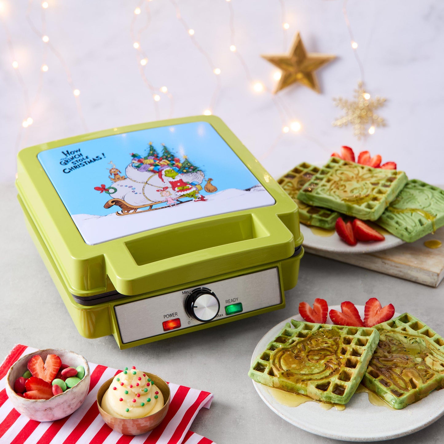 The Grinch™ 4-Portion Waffle Maker