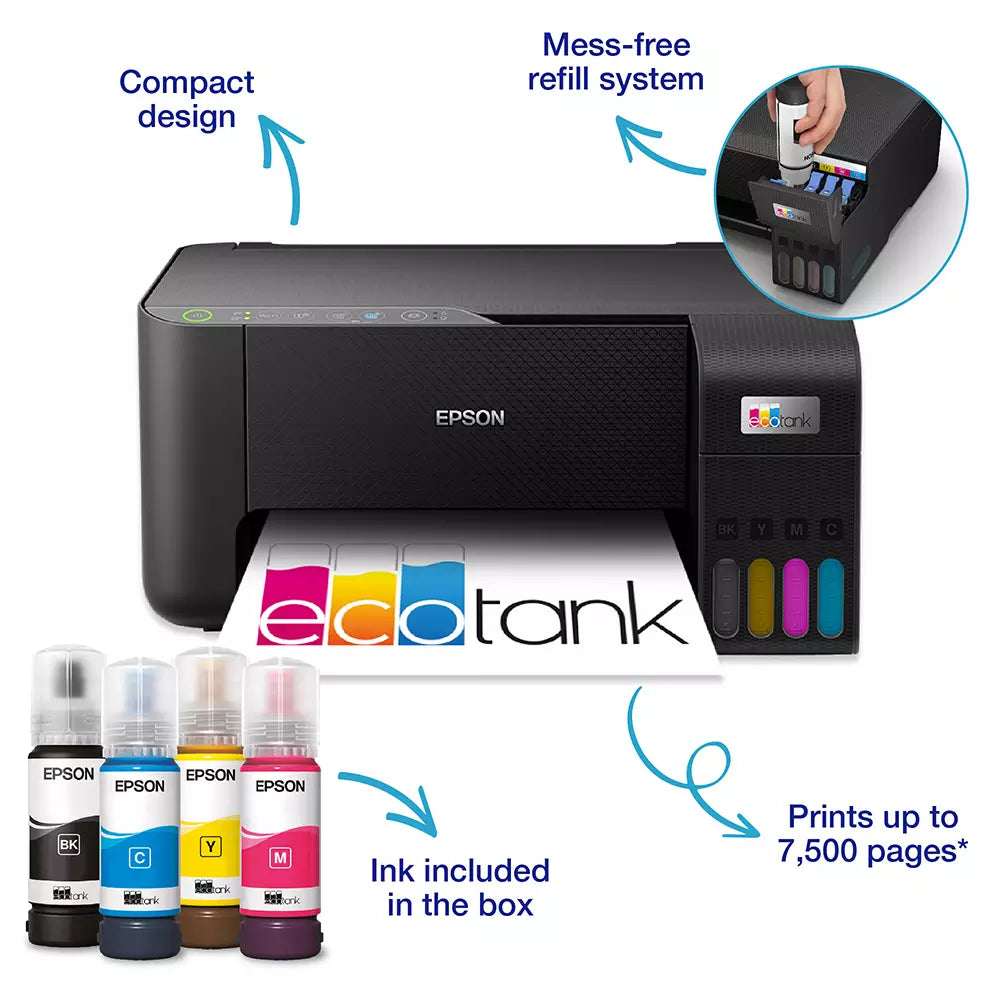 Epson EcoTank ET-2860 Wireless Inkjet Printer