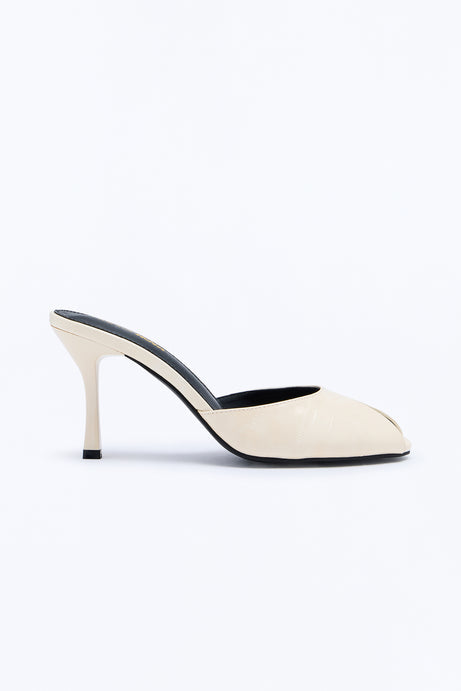 Play Nice Peep Toe Heels