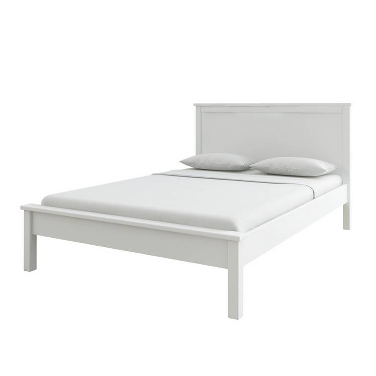 Habitat Brooklyn Small Double Wooden Bed Frame - White
