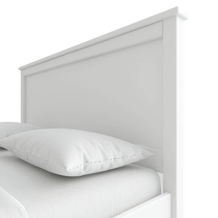 Habitat Brooklyn Small Double Wooden Bed Frame - White