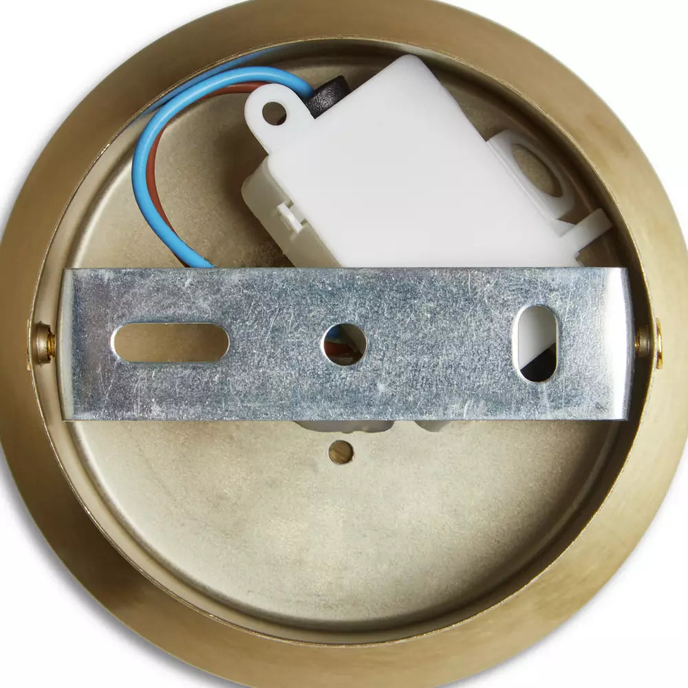 Habitat Opal Glass Bathroom Flush Ceiling Light - Brass