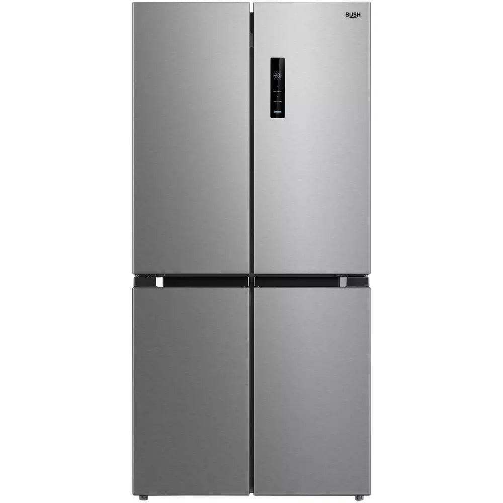 Bush MEMD4S4DR23E American Fridge Freezer - Stainless Steel