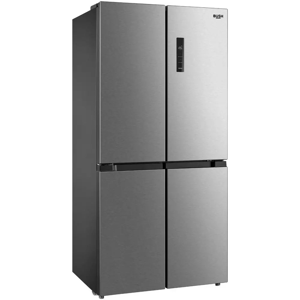 Bush MEMD4S4DR23E American Fridge Freezer - Stainless Steel