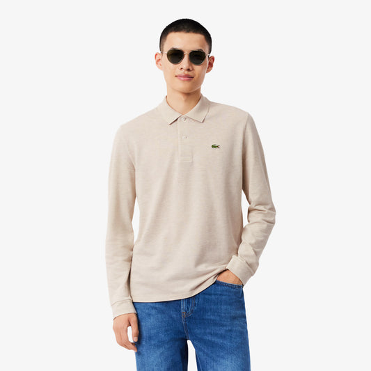 Classic Fit Long Sleeved L.12.12 Polo Shirt