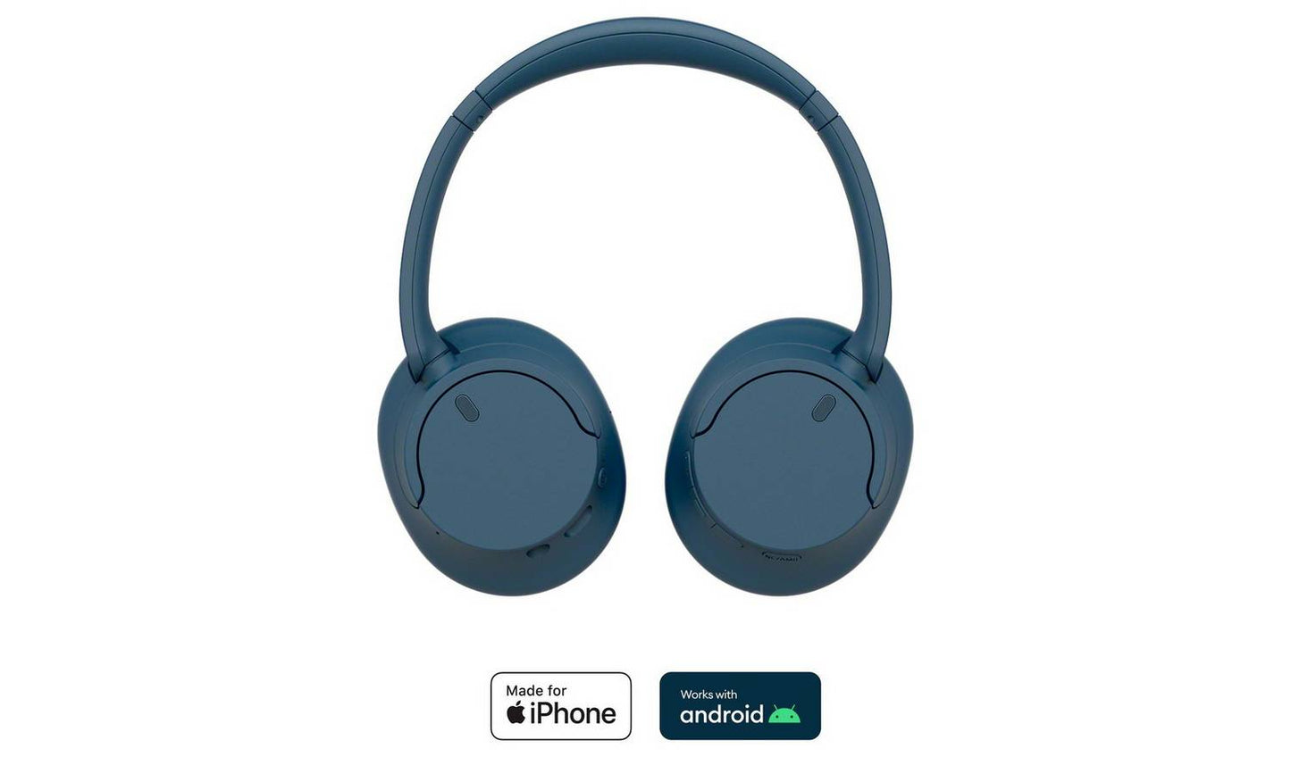 Sony WH-CH720N Wireless Over-Ear Headphones - Blue