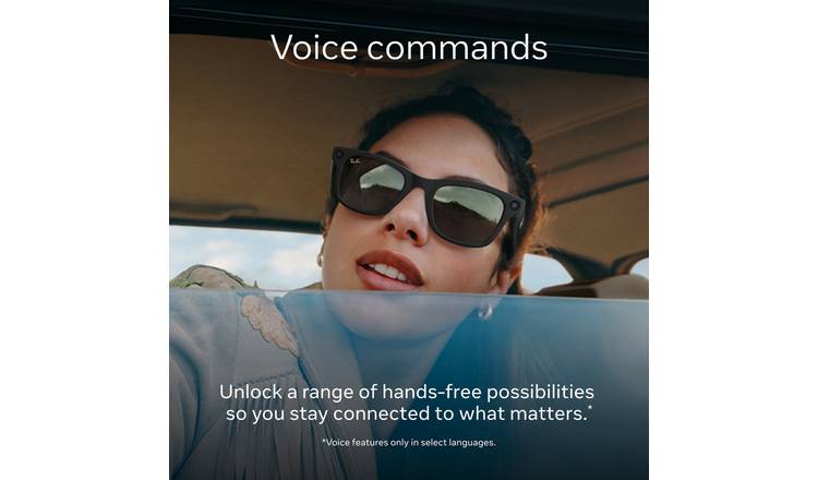 Ray-Ban Meta Skyler, Shiny Black, Transition Amethyst Purple