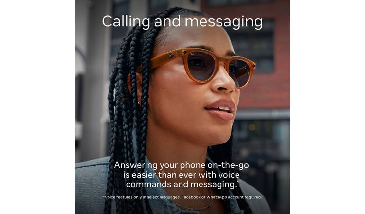 Ray-Ban Meta Skyler, Shiny Black, Transition Amethyst Purple