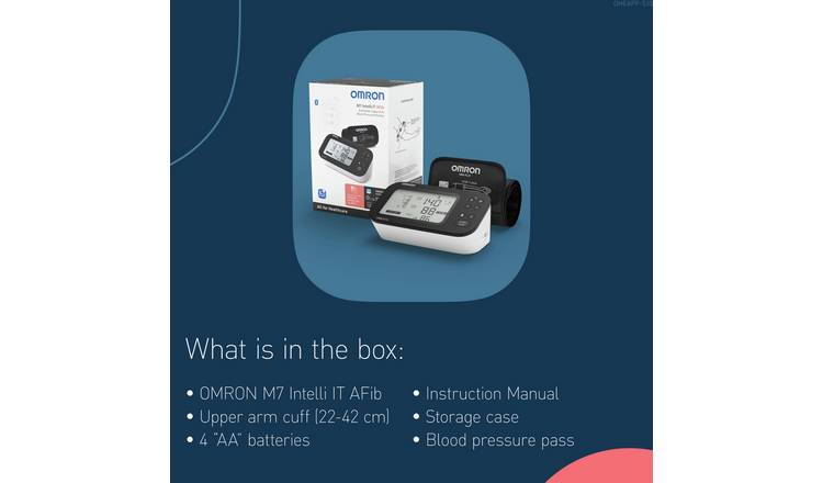 OMRON M7 Intelli IT AFib Upper Arm Blood Pressure Monitor