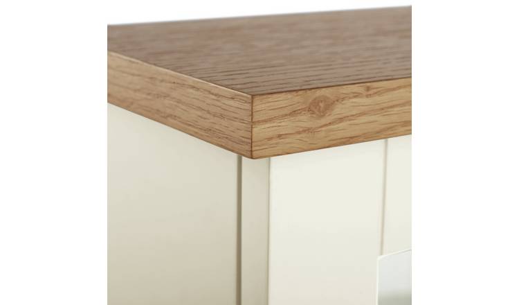 Argos Home Livingston Double Mirrored Wall Cabinet - Cream