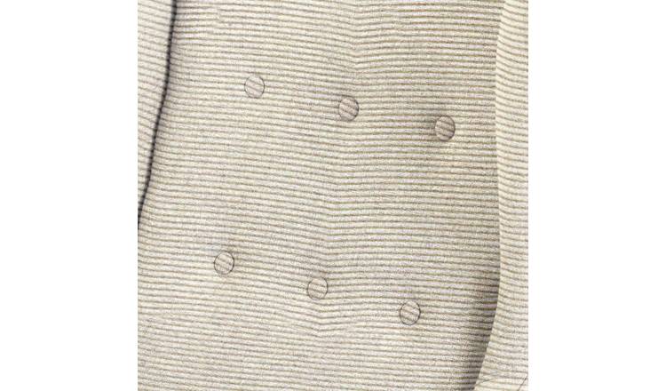 Habitat Callie Fabric Wingback Chair - Latte