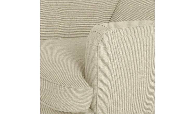 Habitat Callie Fabric Wingback Chair - Latte