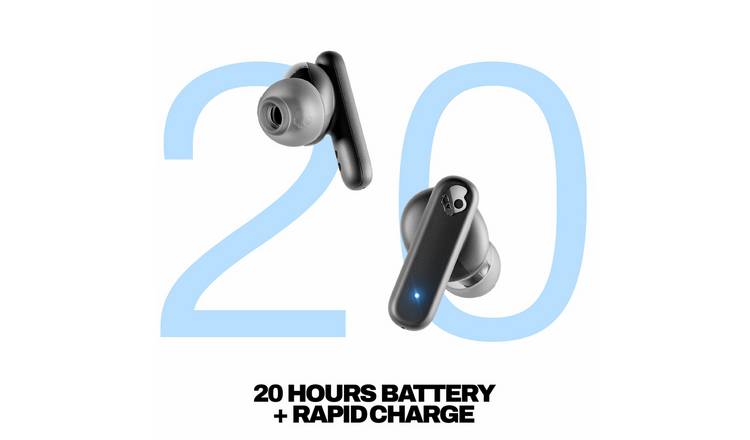 Skullcandy Smokin Buds In-Ear True Wireless Earbuds - Black