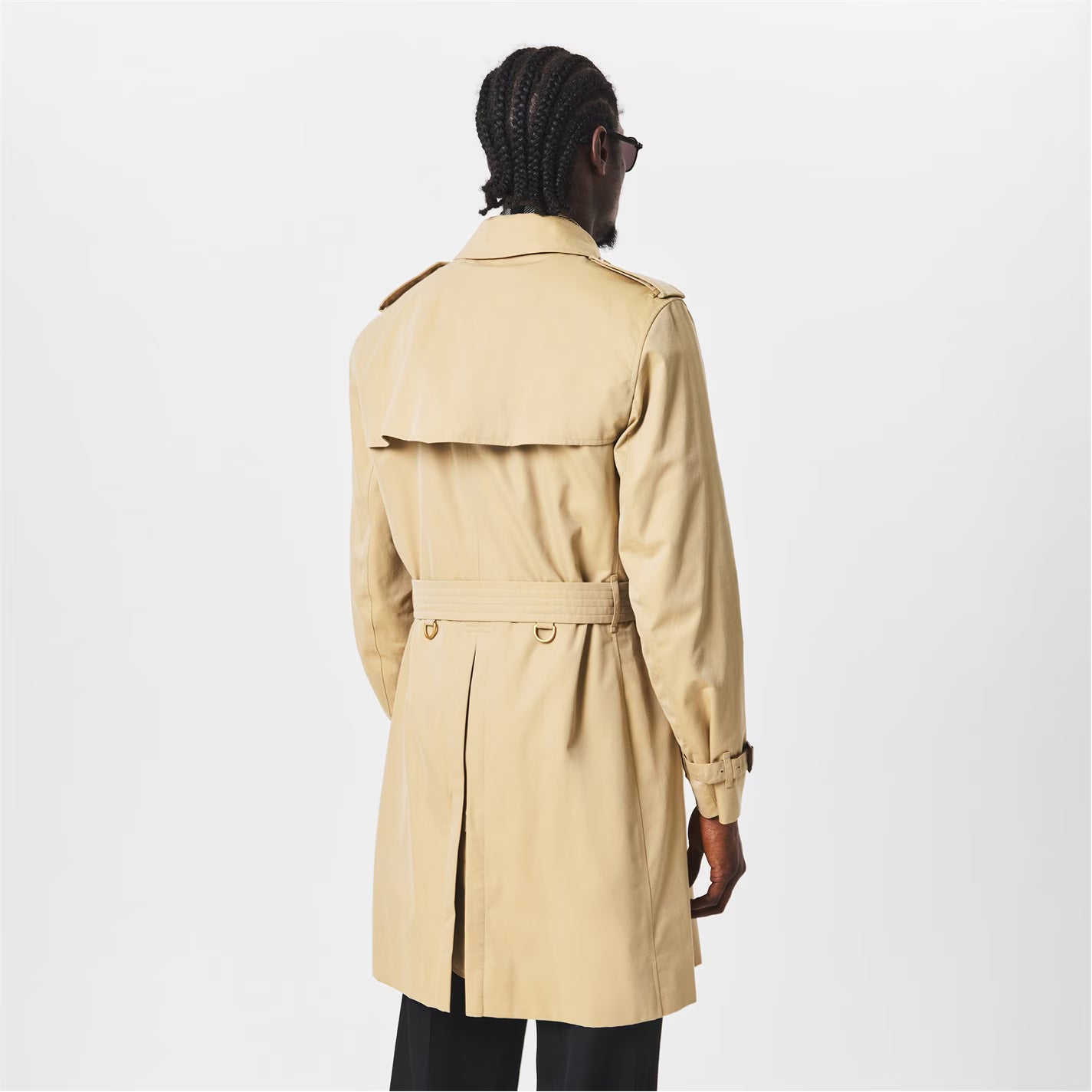 Men's Kensington Cotton Water Resistant Long Sleeve Trench Coat