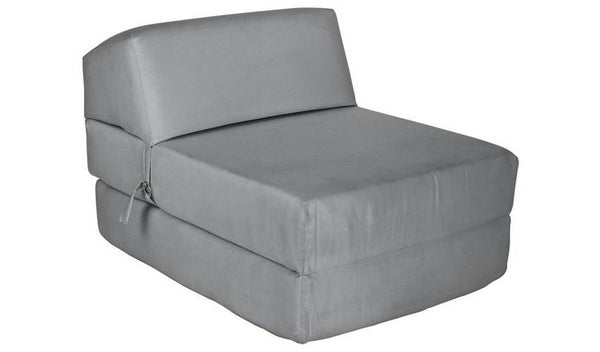 Kaikoo Single Fabric Chairbed - Flint Grey