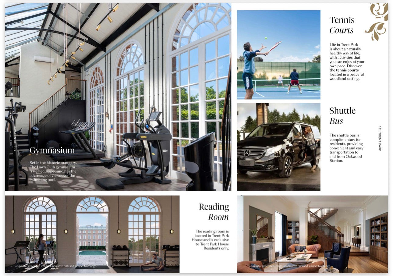 Trent Park — 1 2 3 4 and 5 Bedroom Family Homes — Luxury Town Houses — Apartments — Duplexes — Historic Country Estate — Modern Wellness Amenities — Enfield London — New ✨