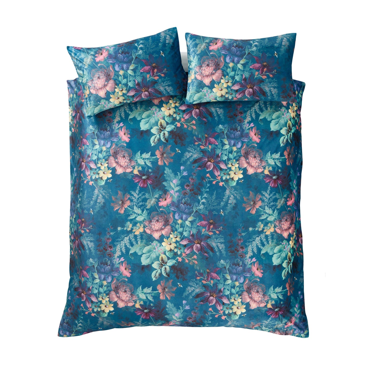 Bridgerton By CL Romantic Floral Duvet Cover Set