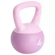 Pro Fitness 4kg Soft Kettlebell - Pink