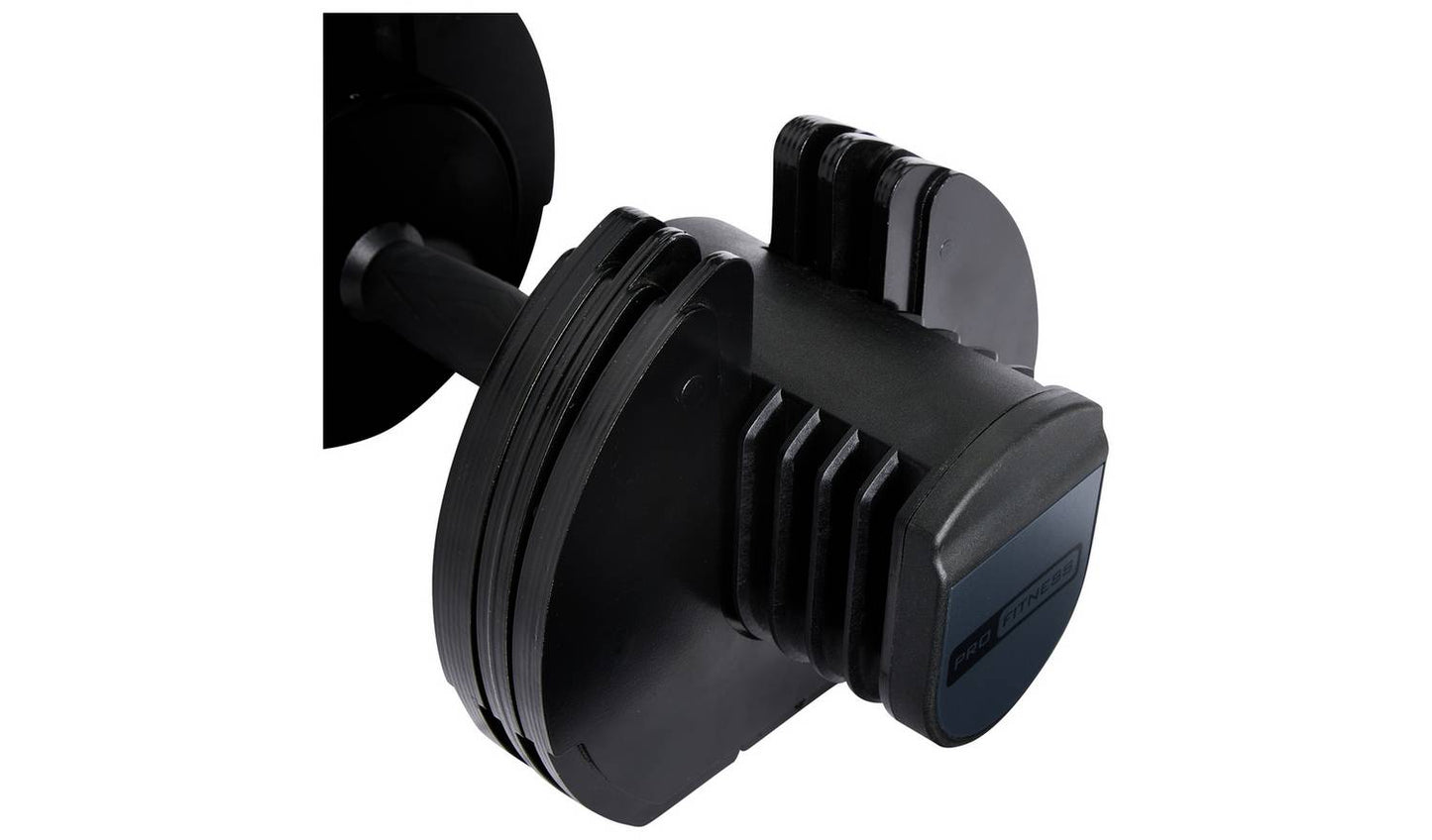 Pro Fitness Adjustable Dumbbell - 36kg