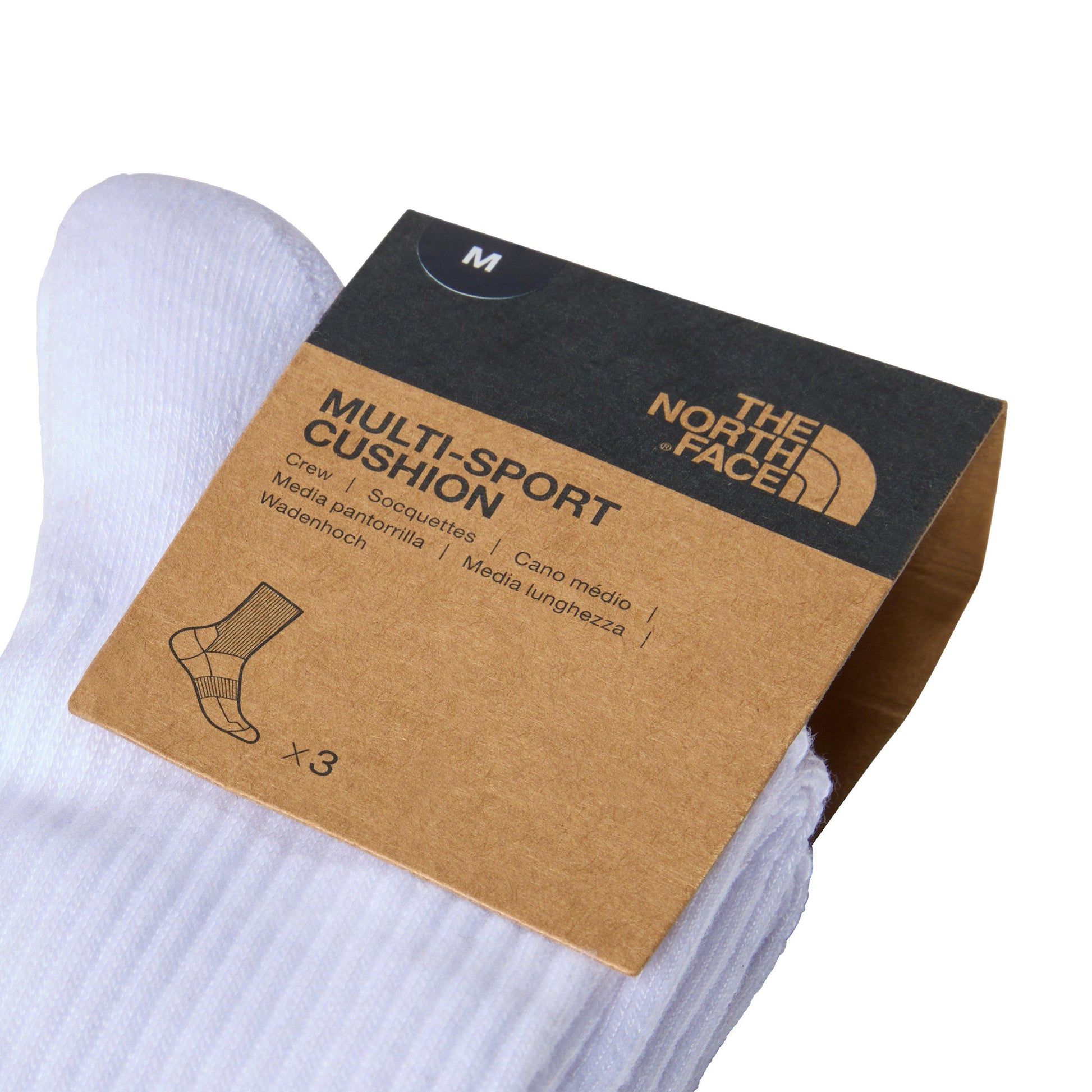 The North Face Mens Multi-Sport Cushion Crew Socks 3-Pack