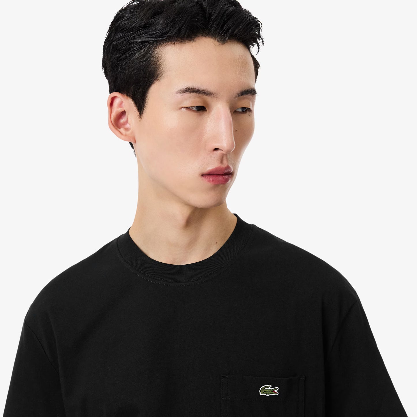 Cotton T-shirt with Breast Pocket