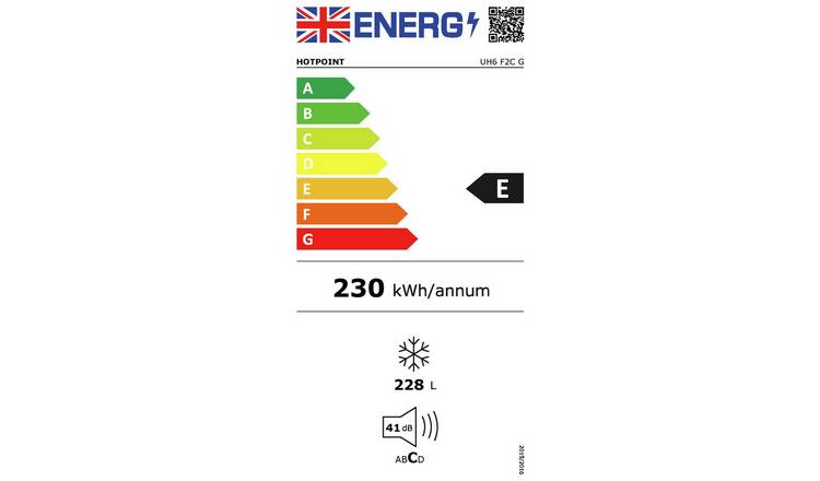 Hotpoint UH6 F2C G Tall Freezer - Graphite