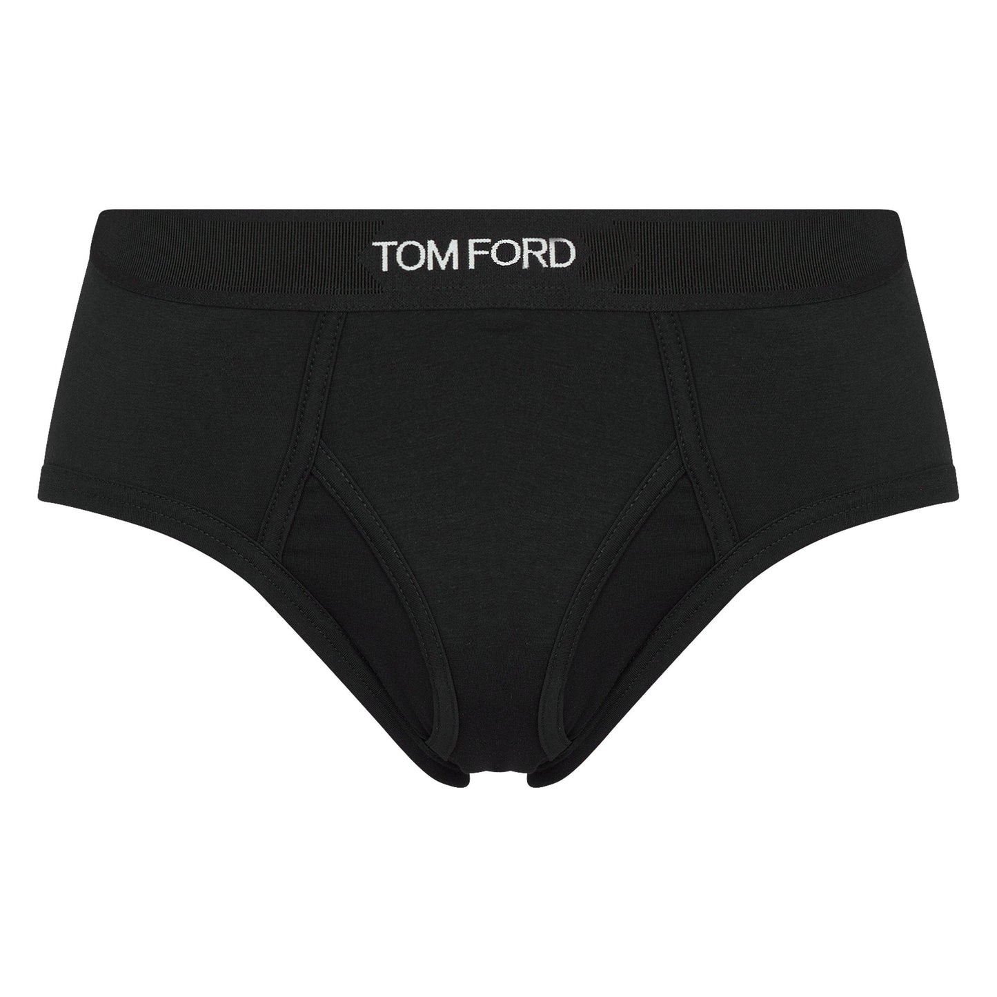 Tom Ford Men's Plain Cotton Briefs, 2-Pack