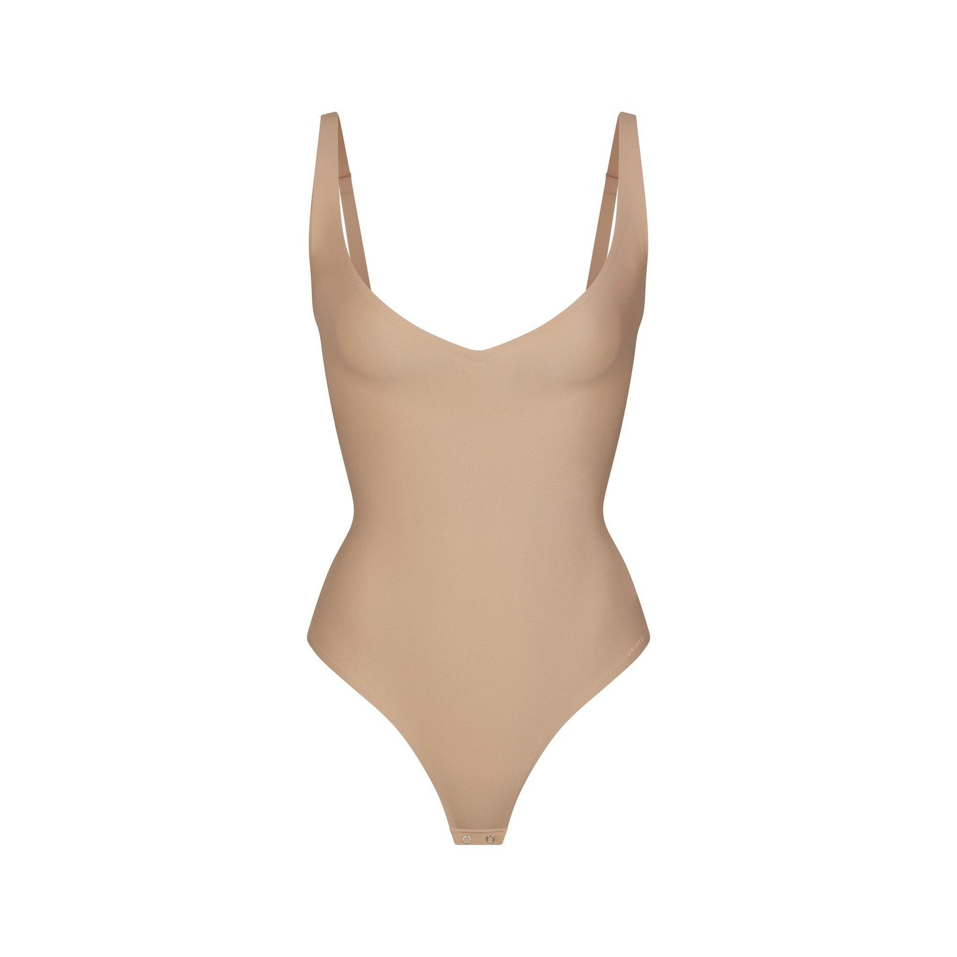SKIMS Womens Body Core Sculpt Plunge Thong Bodysuit