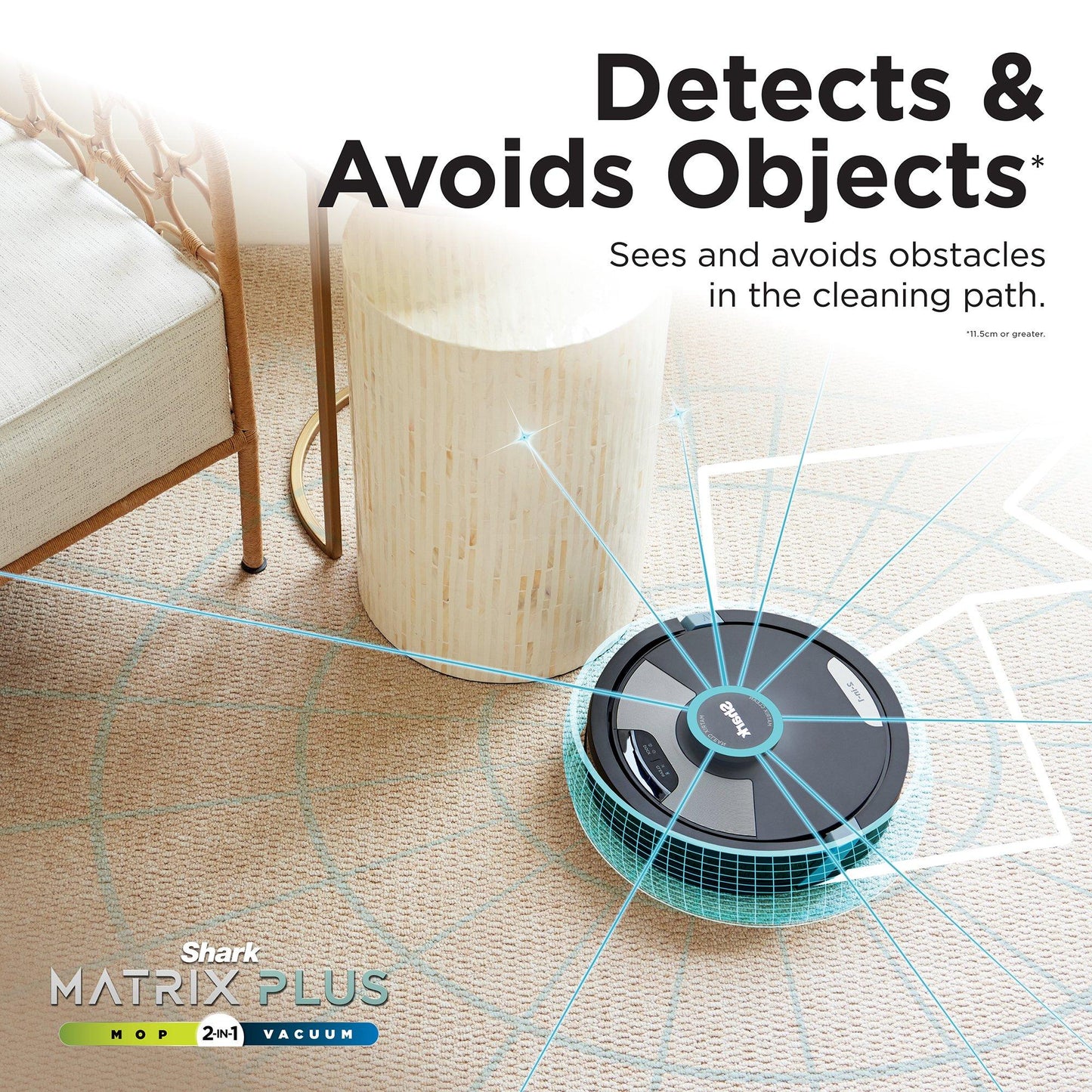 Matrix Plus 2-in-1 Self-Empty Robot Vacuum & Mop