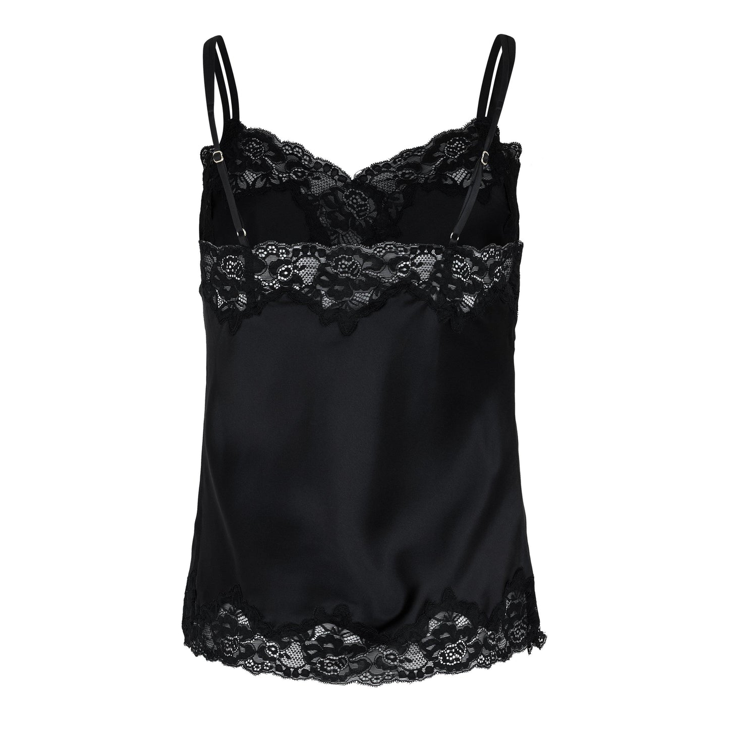 Lauren by Ralph Lauren Women's Satin Lace-Trim Pyjama Set