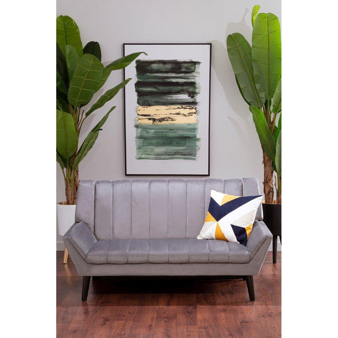 Savina 2 Seat Grey Sofa