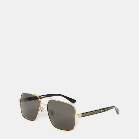 Men's Web Aviator Sunglasses