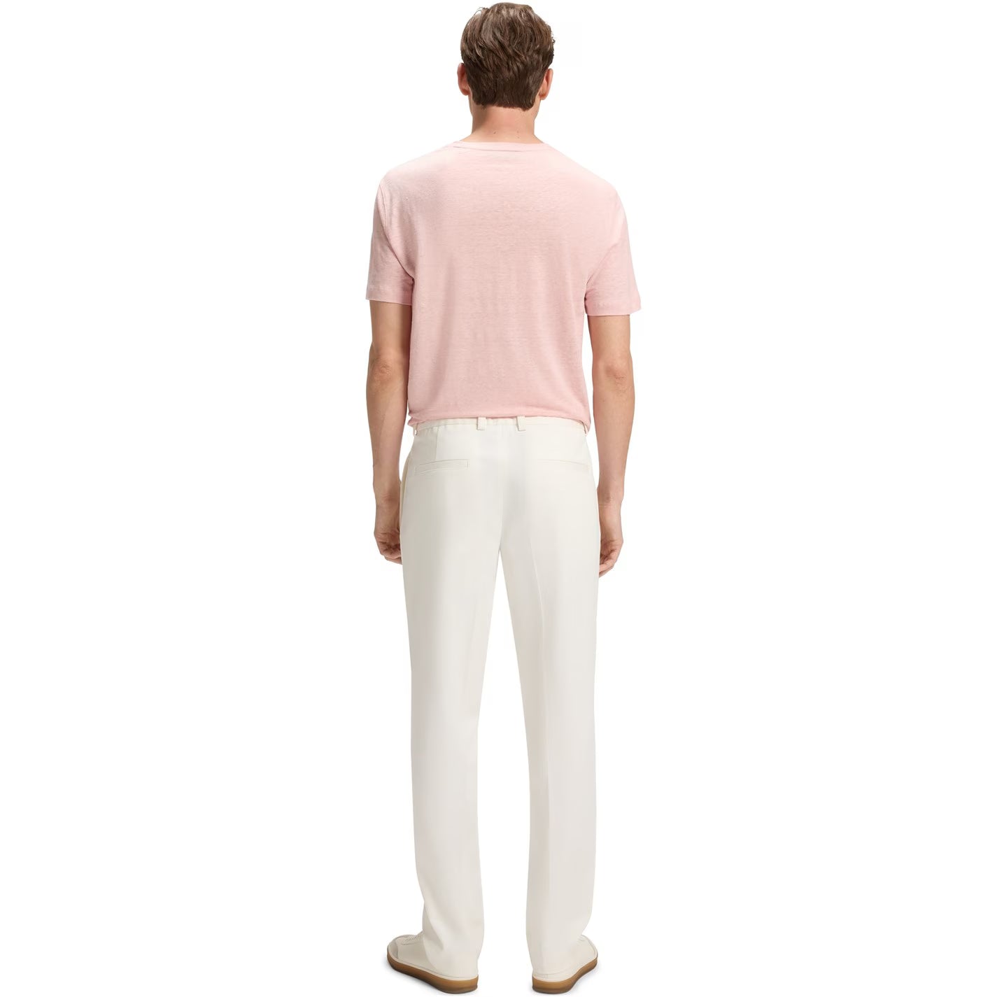 BOSS Men's Double Breasted Tailored Stretch Trousers