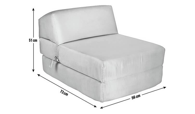 Kaikoo Single Fabric Chairbed - Jet Black