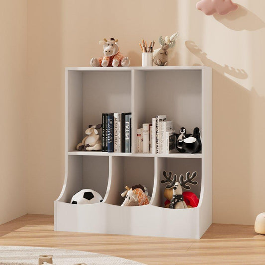 Kabinet UK 2-Tier Open Style Toy and Book Storage Cabinet