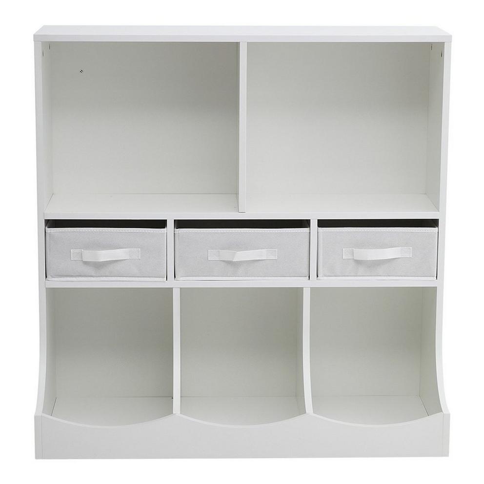 Kabinet UK 3-Tier Open Style Toy and Book Storage Cabinet