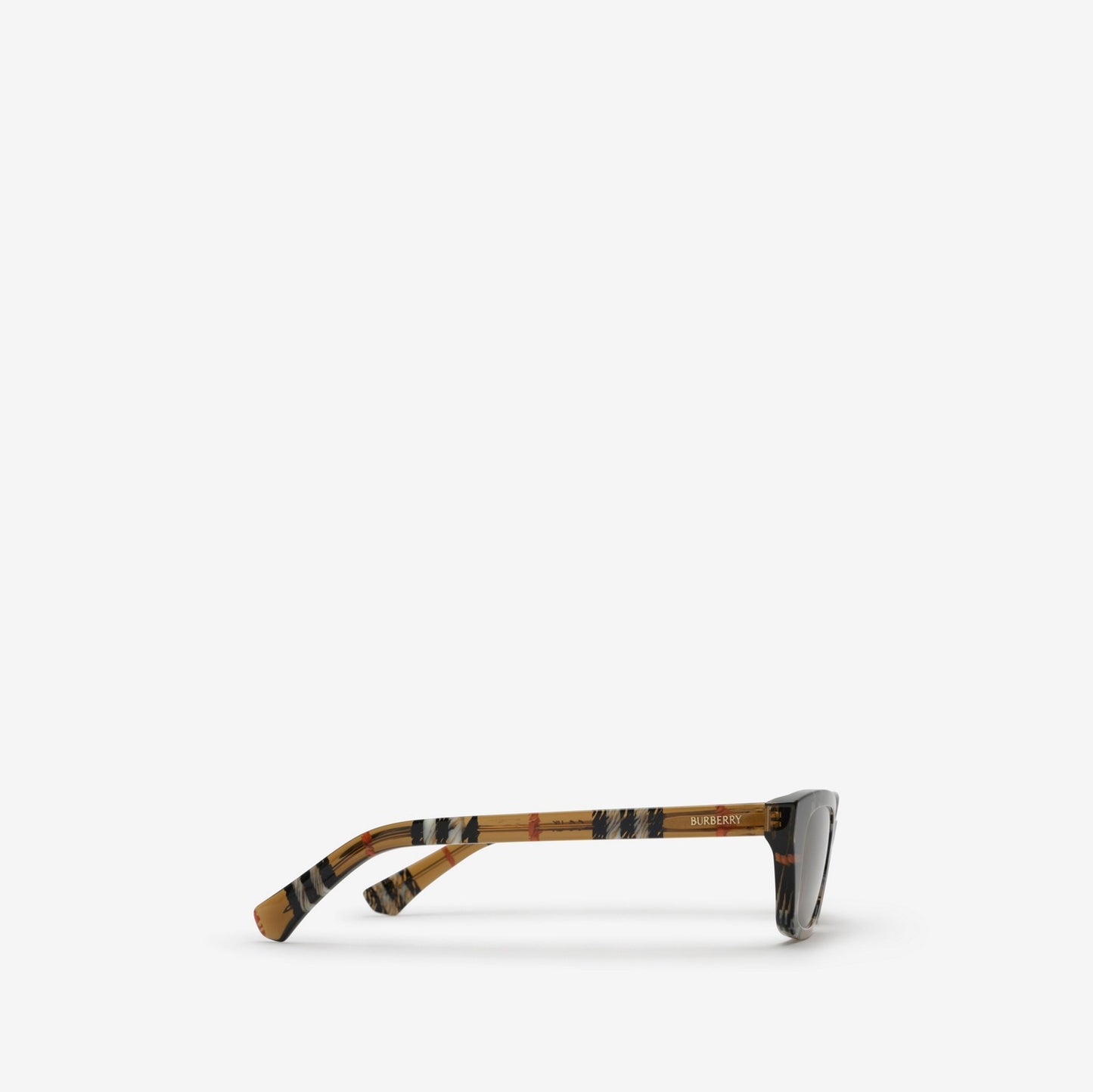 Gradient Check Rectangular Sunglasses