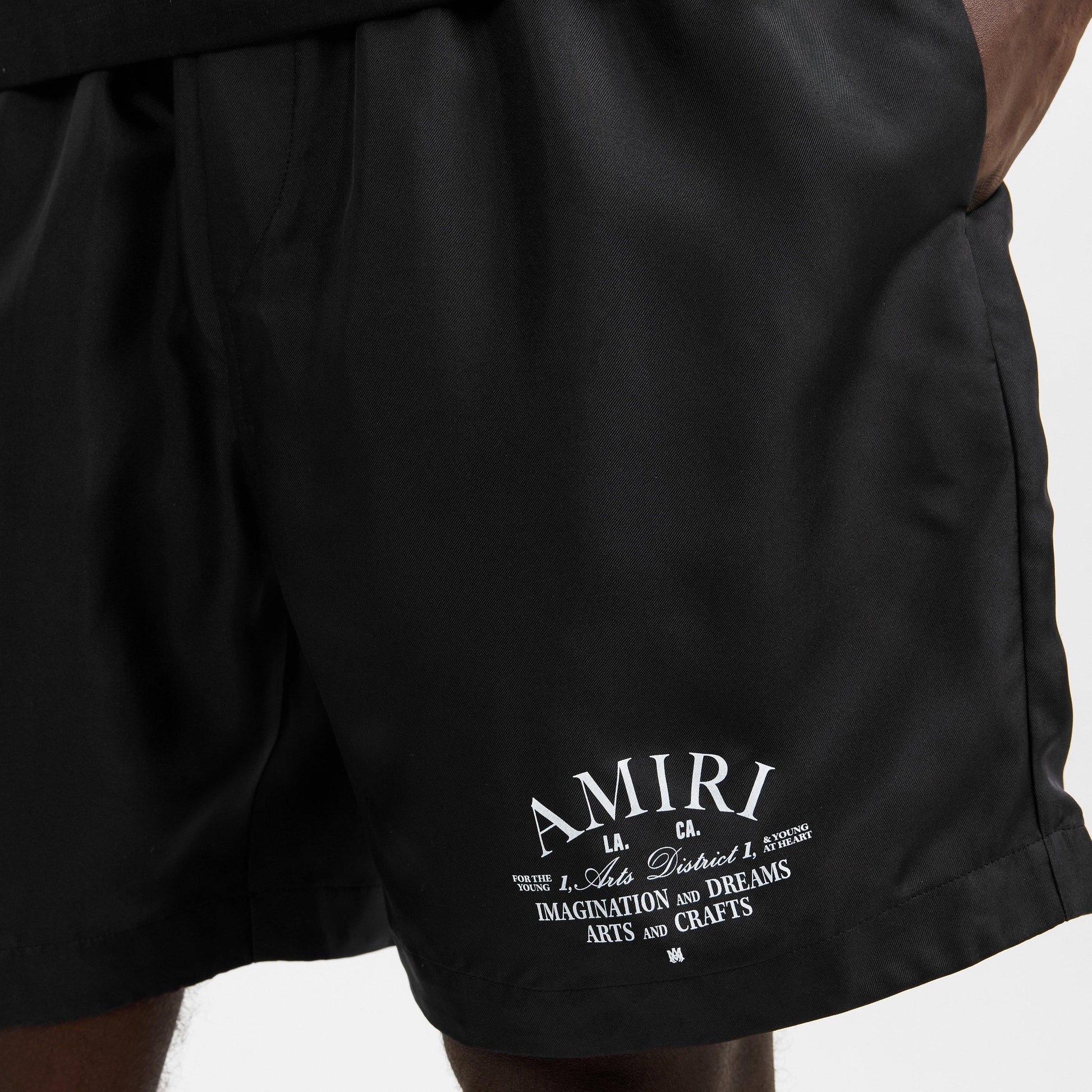 Amiri Men's Art Dstrt Woven Tracksuit Shorts