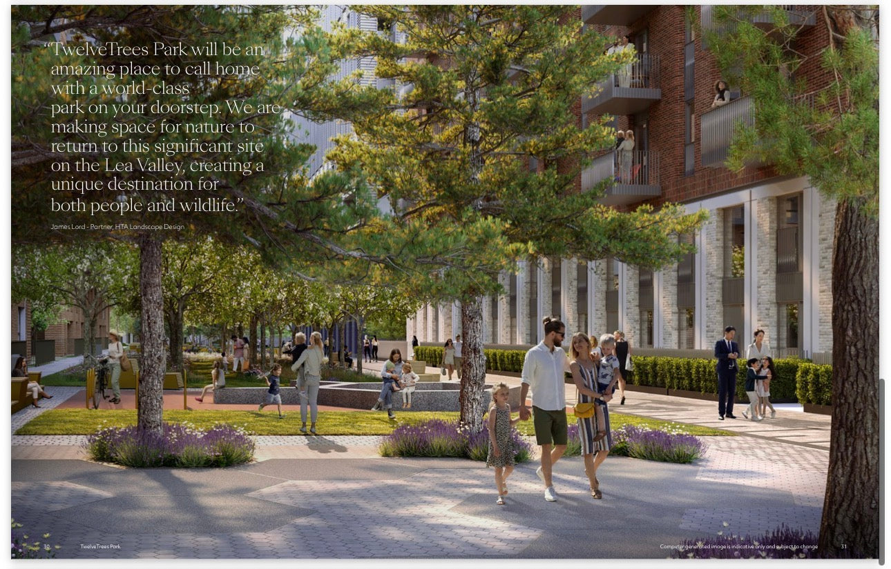 Twelvetrees Park  — Suite 1 2 and 3 Bedroom Ultra Luxury Homes — 24 Hr Concierge and World Class Amenities — West Ham London — E16