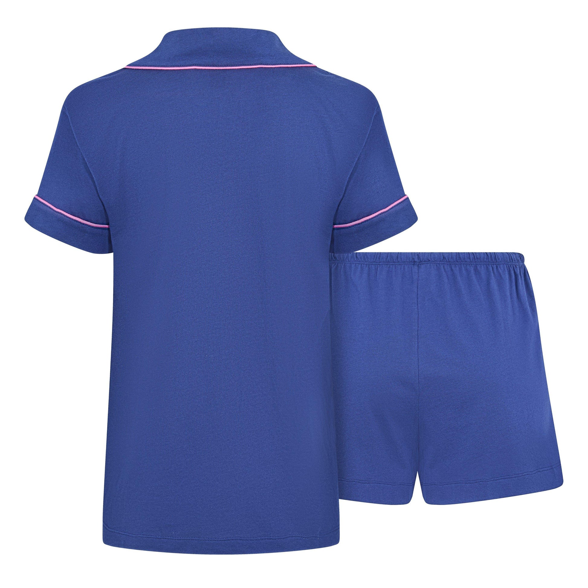 Lauren by Ralph Lauren Womens Notch Collar Short Sleeve Pyjama Set