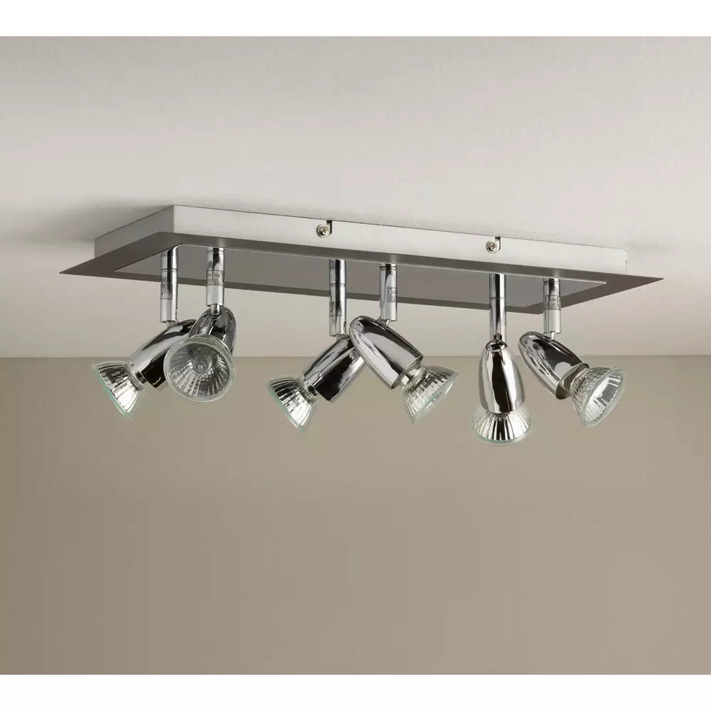 Argos Home Magnum 6 Light Ceiling Plate - Slate Effect