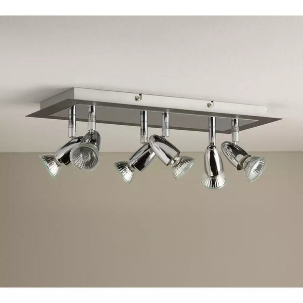 Argos Home Magnum 6 Light Ceiling Plate - Slate Effect