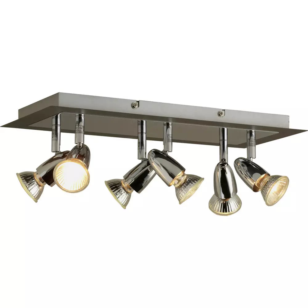 Argos Home Magnum 6 Light Ceiling Plate - Slate Effect