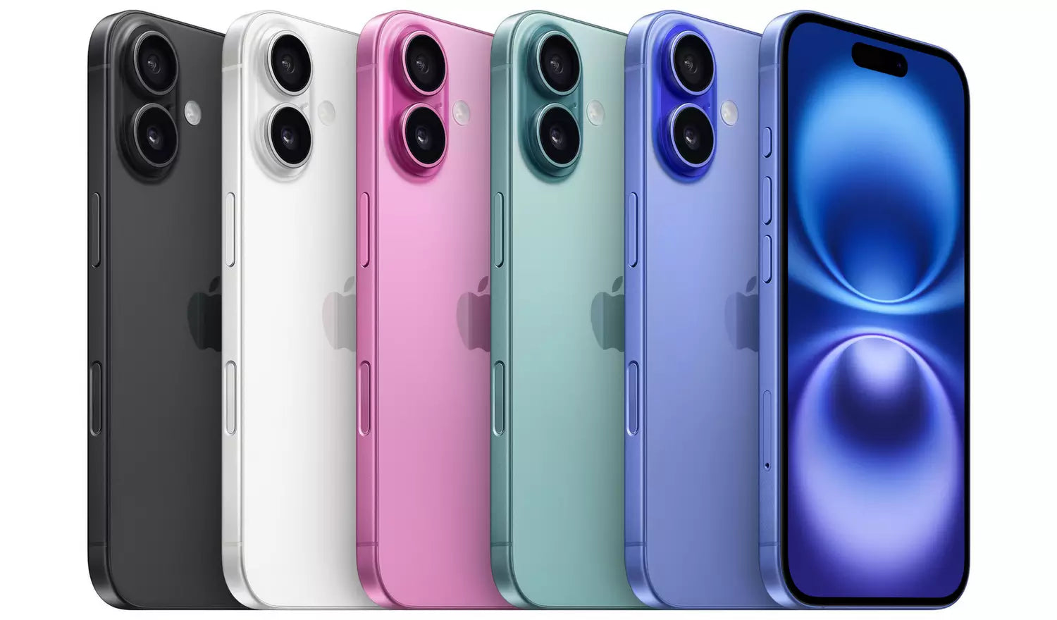 SIM Free iPhone 16 5G 128GB AI Mobile Phone - Pink